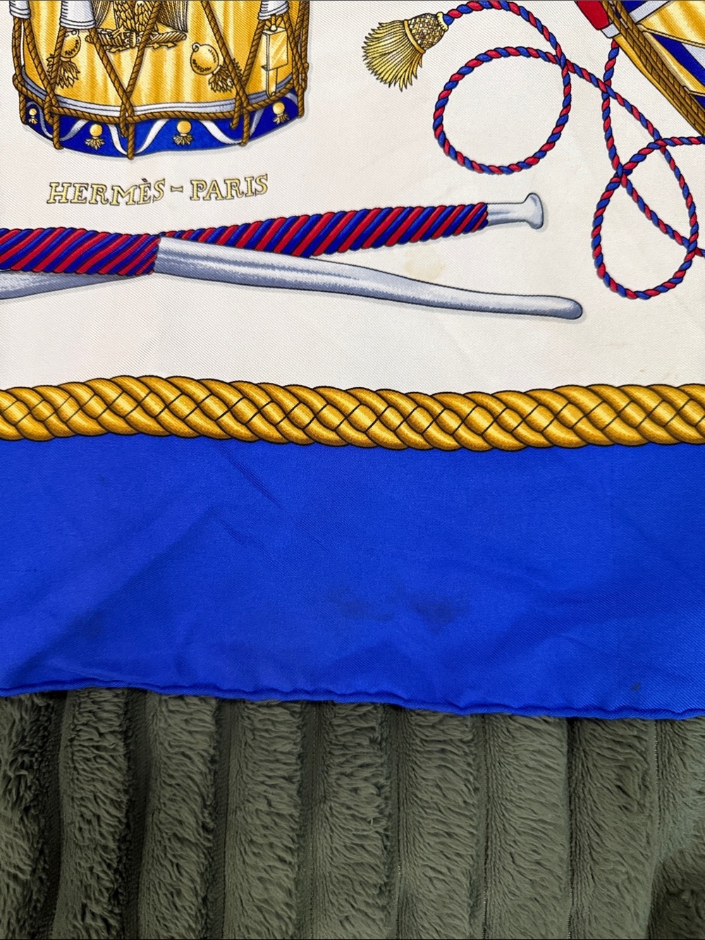 Hermes “Les Tambours” silk scarf - Picture 9 of 13